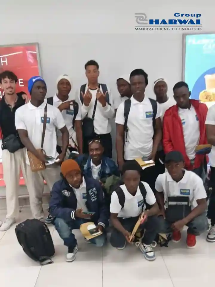 Workers queuing during registration process